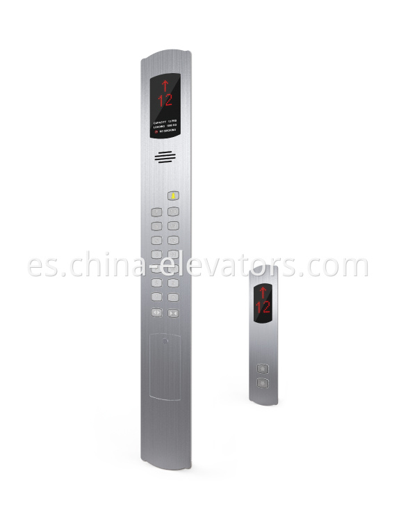 14 paradas Copia de ascensor de pasajeros con pantalla de matriz de puntos 14 Stops Passenger Elevator COP with Dot Matrix Display